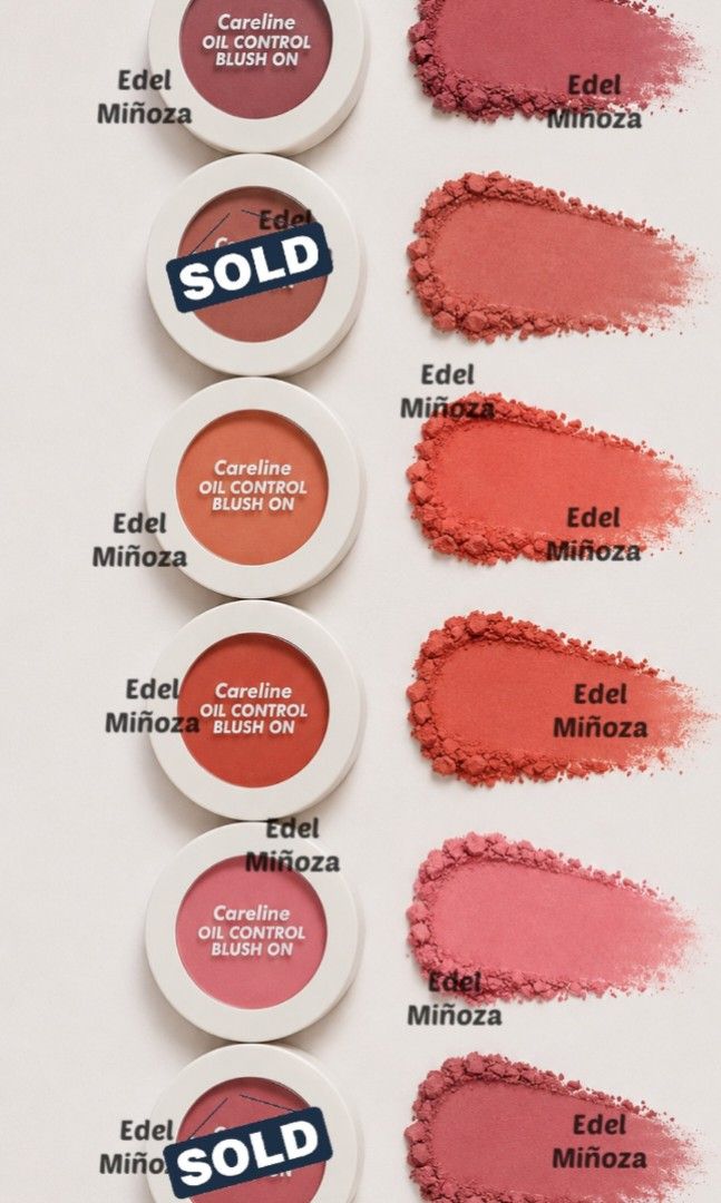 Careline Single Blush-on (Category: Makeup) located in Meycauayan. Submitted by keithy00 (Listing ID 1451479535, Image 1). Description: NOTES: ✔️ For some listing: Mixed sealed, unsealed but never used, BIB and swatched (minimal amount on hand/forearm) ✔️ No puffs includes ~ will add makeup freebie in exchange RFS: No time for liveselling anymore. I only did liveselling for 1 week with 1 hour each day so almost full pa po. 📍Negotiable pero pass 