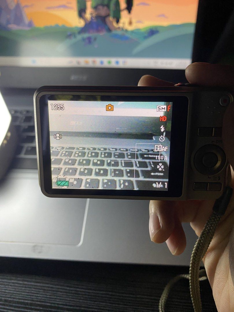Casio EXILIM (Category: Cameras) located in Bacoor. Submitted by zsdeclutting (Listing ID 1458602413, Image 3). Description: Gold Casio Exilim RFS: Decluttering, Family Owned Flash working Buttons working Cosmetics 9/10 ISSUE: - may mga tiny black dots sa screen, it doesn’t really affect anything tho. Inclusions: New Battery SD Card Lanyard The Cam Itself Original Charger (working, but need sya sa pinaka top ilalagay, can’t explain clearly, I can