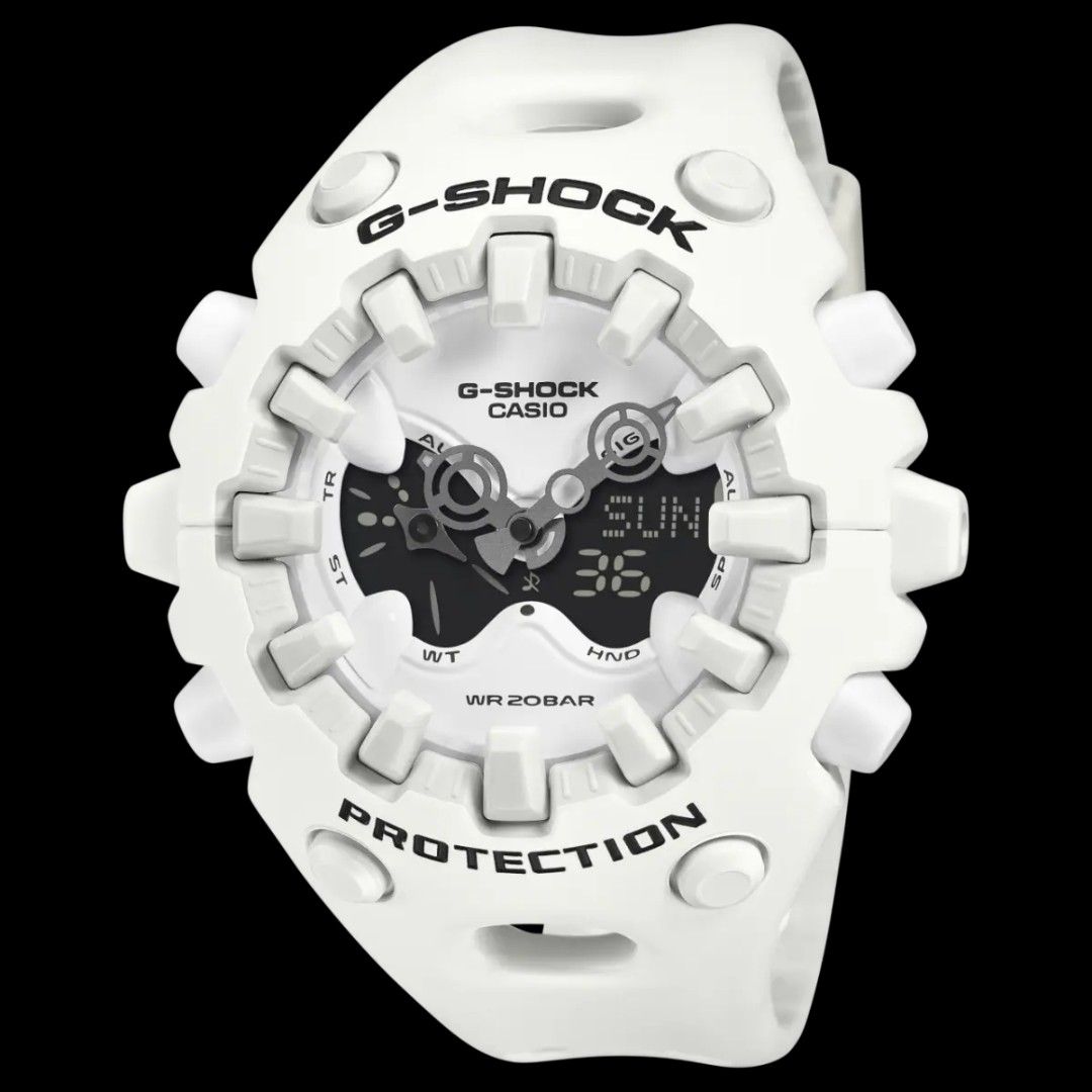 Casio G-Shock GA-V01-4A (Category: Men's Watches) located in Marikina City. Submitted by plus6three (Listing ID 1458594303, Image 1). Description: For Sale: Casio G-Shock GA-V01-4A 8,500php Negotiable Case size (L× W× H) 49.1 × 58.2 × 19.6 mm Weight 74 g Case and bezel material Resin Band Resin Band Construction Shock Resistant Water resistance 200-meter water resistance Power supply and battery life Approx. battery life: 10 years on CR2025 Glass