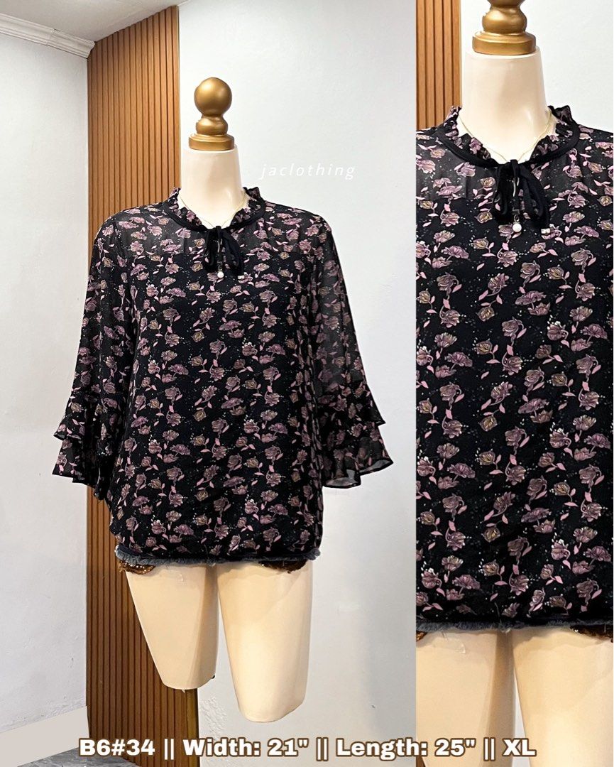 Casual Office Blouse • Black (Category: Blouses) located in Cavite. Submitted by cnchnll (Listing ID 1458517145, Image 1). Description: .