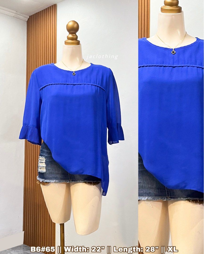 Casual Office Blouse • Blue (Category: Blouses) located in Cavite. Submitted by cnchnll (Listing ID 1458514697, Image 1). Description: .