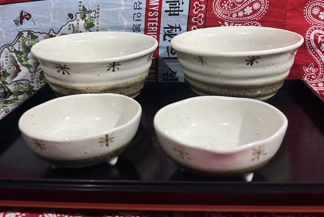 Ceramic Rice porridge and small bowl set (Category: Other Kitchenware & Tableware) located in Imus. Submitted by swiftfire_39c538 (Listing ID 1458508621, Image 1). Description: Ceramic Rice porridge and small bowl 4 pc set Brand new with box SRP 420.