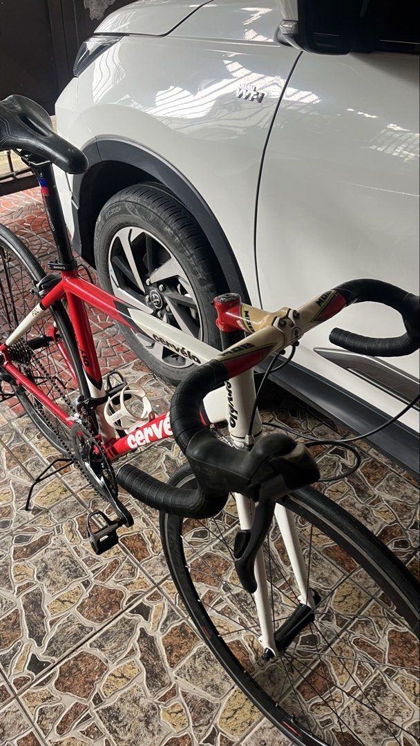 Cervelo p2c (Category: Bicycles) located in Manila. Submitted by christiene09 (Listing ID 1458648565, Image 2). Description: Cervelo P2C Shimano claris Crank Shimano claris Rd/Fd Shimano claris Sti 2x8 Shimano Claris brake Shimano Cleats pedal Mob Drop bar Mob stem 3T Fork Sagmit Ultra lite 3.0 Hubs Sagmit competiton lite Sagmit Ultralite rimset Seatpost: Ec90 carbon Sadle: velo Newly Overhaul.