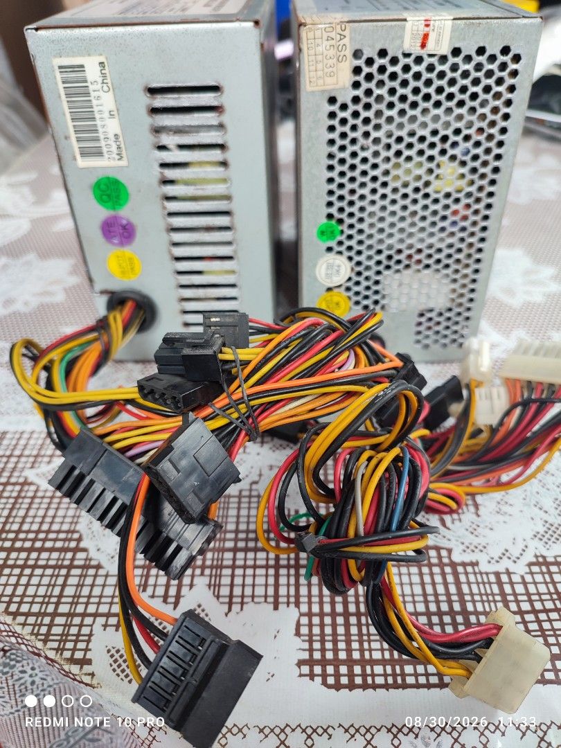 Computer Power Supply (Category: Computer Parts) located in Cavite. Submitted by janetglory (Listing ID 1458526329, Image 2). Description: Power Supply for take all Rfs: Wala nang paggagamitan Location:Cavite City For Pick Up only.