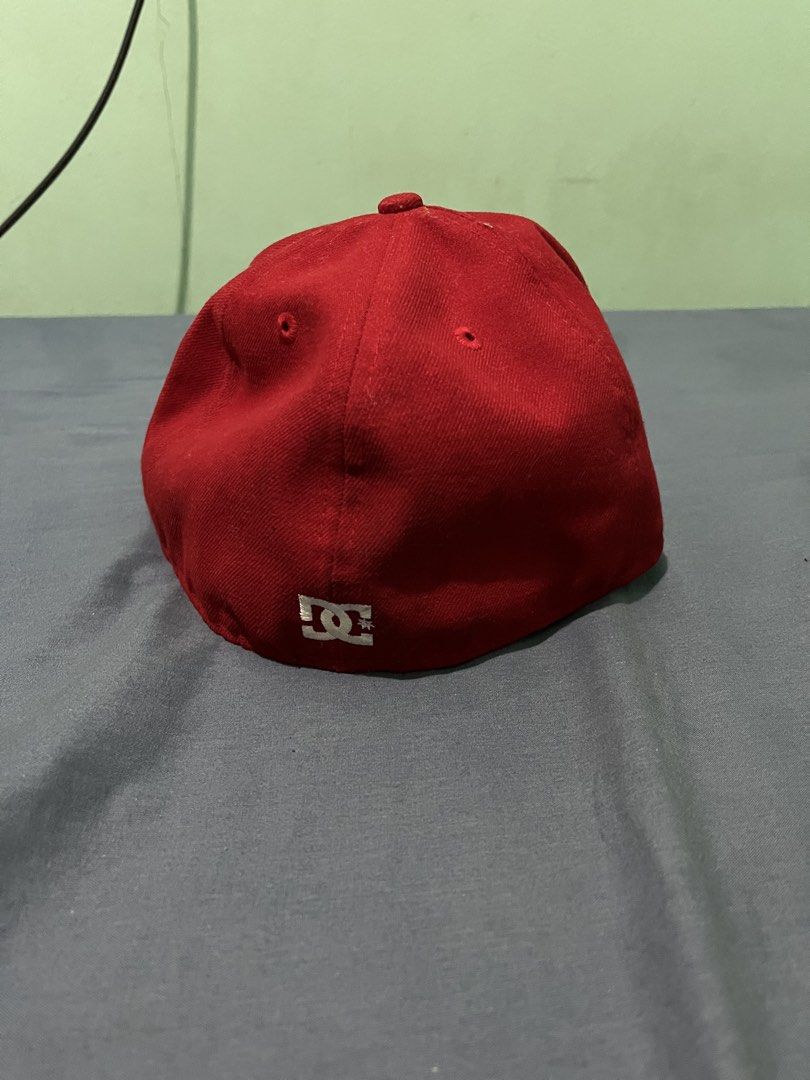 DC Shoes New Era 59FIFTY Fitted Cap Red (Category: Caps & Hats) located in Manila. Submitted by apelocharl08330 (Listing ID 1458539745, Image 2). Description: - Brand: DC Shoes - Style: New Era 59FIFTY Fitted Cap - Size: 7 3/8 - Origin: Made in Bangladesh - Features: DC logo on front and back - Condition: lightly used - Ideal for: Everyday wear.