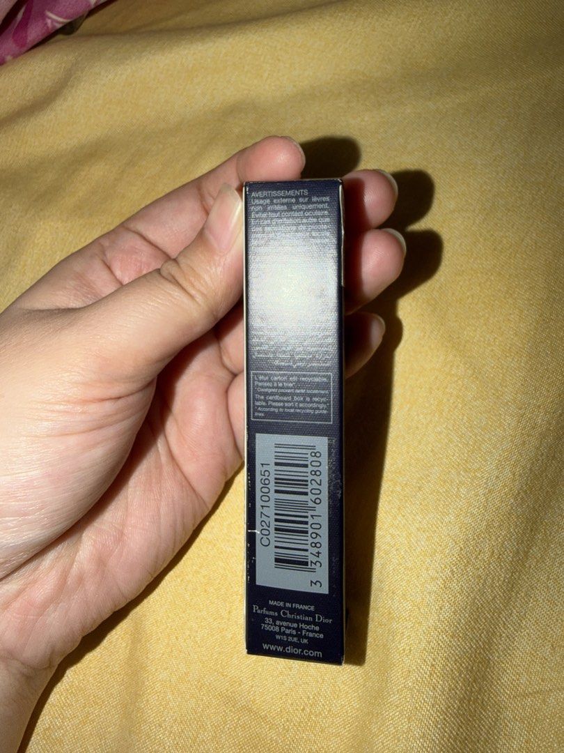 Dior Addict Lip Tint 651 Natural Cherry (Category: Makeup) located in Quezon City. Submitted by ccloset_ (Listing ID 1458638421, Image 2). Description: - Dior Addict Lip Tint - Shade: 651 Natural Cherry - Hydrating & Long-wearing Formula - Transfer-proof & Lightweight - Includes Original Box - Size: 5ml - Bought in Dior SM Makati - Used twice only.