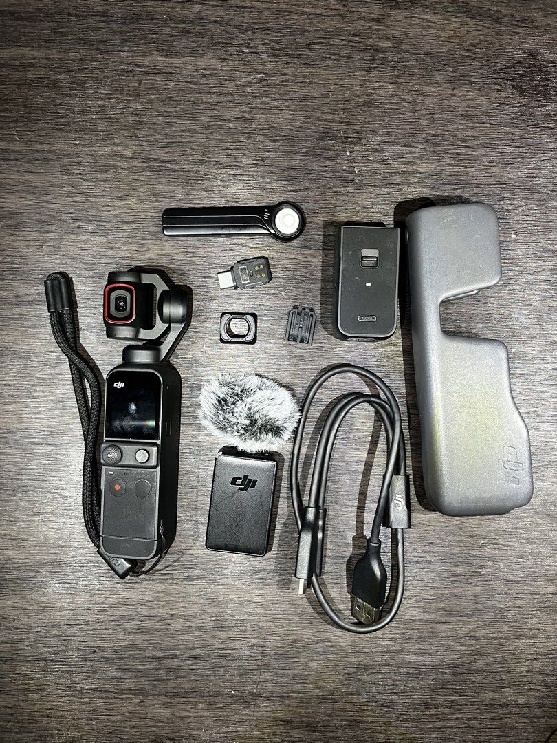 DJI Pocket 2 (Category: Video Cameras) located in San Juan City. Submitted by eistyarchiv (Listing ID 1458568045, Image 1). Description: ₱10,500 Inclusions: DJI Pocket 2 DJI Pocket 2 Mini Control Stick DJI Pocket 2 Cover DJI Pocket 2 Tripod Smartphone Adapter (USB-C) DJI USB Splitter Charging Cable (Type-A to Type-C) DJI Wireless Microphone Transmitter DJI Wireless Microphone Windscreen DJI Pocket 2 Do-It-All Handle DJI Pocket 2 Wide-Angle Lens D