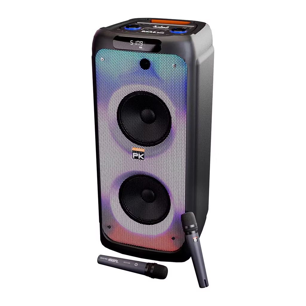 DK 88 Duo Party Jukebox Platinum Karaoke (Category: Soundbars, Speakers & Amplifiers) located in Quezon City. Submitted by tinylittlecorner (Listing ID 1458639563, Image 2). Description: Barely Used, owned for 1 year. Sakto for Christmas season The ultimate all-in-one system for music & karaoke, official Platinum branded. Sounds really clear and loud, perfectly portable for parties. Comes with the ff: Main speaker unit Songbook 2 Microphones Remo