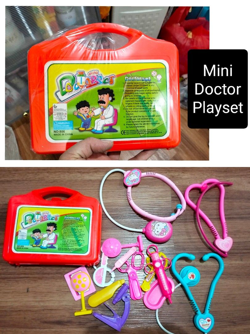 Doctor's Playset with Carry Case (1) (Category: Kids Toys) located in Baguio. Submitted by toys_of_yesteryear (Listing ID 1458633773, Image 1). Description: LOCATION: Baguio City DESCRIPTION: 👉 Imported toy from HK. Doctor's Playset with carry case. Plastic material CONDITION: 👉 Used 👉 Item description is subjective so buyers are encouraged to rely on their judgement based on the pictures posted before buying. Actual photos posted. 👉 SOLD AS 