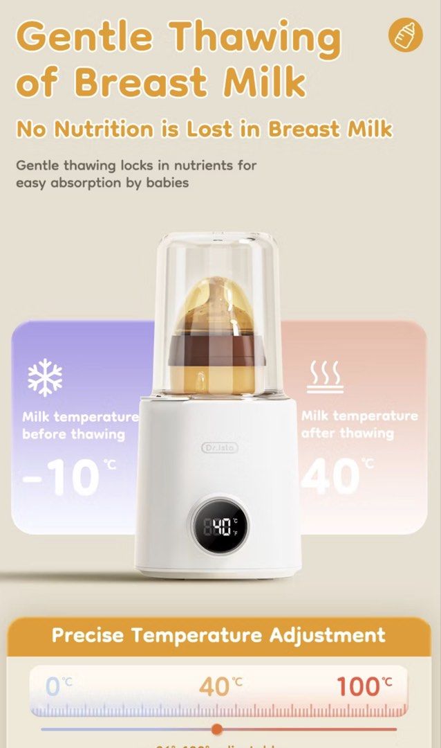 Dr. Isla N22 Multifunctional Milk Warmer (Category: Breastfeeding & Bottle Feeding) located in Manila. Submitted by backtobasicx (Listing ID 1458505568, Image 3). Description: ✨✨✨ Features: ✨✨✨ 💥 1. Quickly adjust milk and feed scientifically 💥 2. Food grade materials, BPA-free, no odor 💥 3. Smart electronic display 💥 4. Easy to clean 💥 5. 3D surround, full heating 💥 6. Gentle sound, low noise 💥 7. Intelligent temperature regulation, simpl
