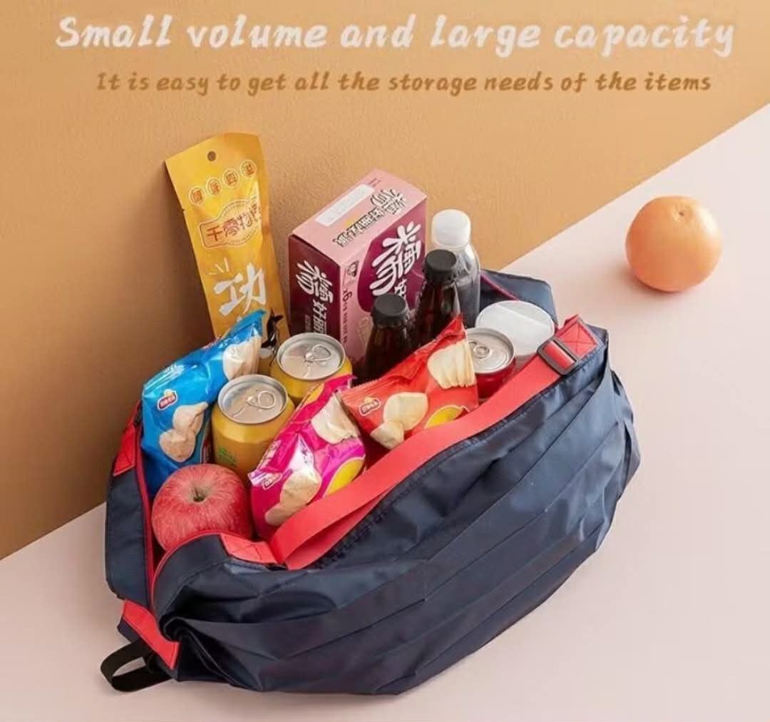 Duffle Bag Large Capacity Reusable Foldable (Category: Tote Bags) located in Quezon City. Submitted by floreskari78555 (Listing ID 1458678111, Image 3). Description: DUFFLE BAG LARGE CAPACITY REUSABLE FOLDABLE BAG👜✨️ ​Unfold convenience anywhere! 👜✨ Pack it, carry it, and fold it away. This ultralight, pocket-sized folding duffle is your ultimate everyday lifesaver. Available retail or wholesale per box! 🛒 ​ ​What It Looks Like😍 An expandable