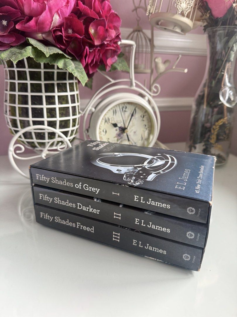 Fifty Shades Trilogy by E.L. James (Category: Storybooks) located in San Juan City. Submitted by jcsay_ (Listing ID 1458573582, Image 1). Description: - Complete Fifty Shades trilogy by E.L. James - Includes: Fifty Shades of Grey, Fifty Shades Darker, Fifty Shades Freed - All paperback editions from Vintage - Selling as a set - Great read for something new.