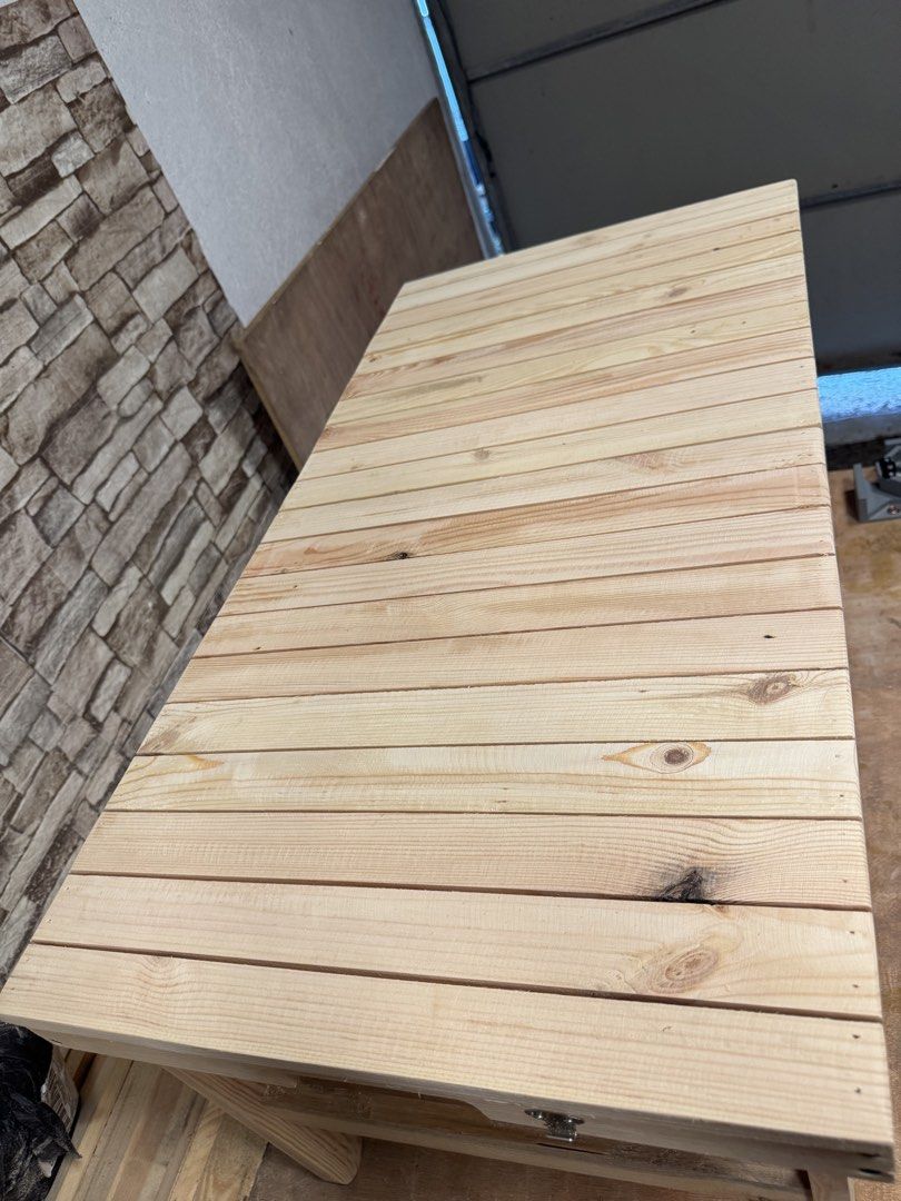 Foldable Wooden Table for Camping or Picnic (Category: Tables & Sets) located in Cavite. Submitted by marcuz1316 (Listing ID 1458591776, Image 3). Description: - Lightweight and portable solid wood table - Ideal for outdoor activities like camping and picnics - Folds flat for convenient storage and transport - Built to last for your adventures.