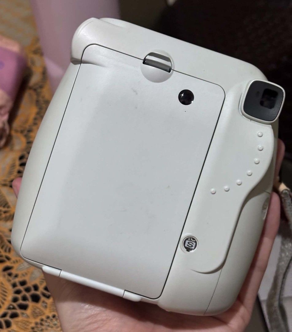 Fujifilm Instax Mini 9 Instant Camera - White (Category: Cameras) located in Manila. Submitted by jane_015 (Listing ID 1458552415, Image 2). Description: - Fujifilm Instax Mini 9 camera - Features a cute yellow bow sticker on the lens - Ideal for taking instant photos - Simple point-and-shoot functionality - Perfect for capturing memories on your adventures ✨ Original Fujifilm Instax Mini 9 📷 Perfect for photos, events, travel & gifts 💗 Cute an