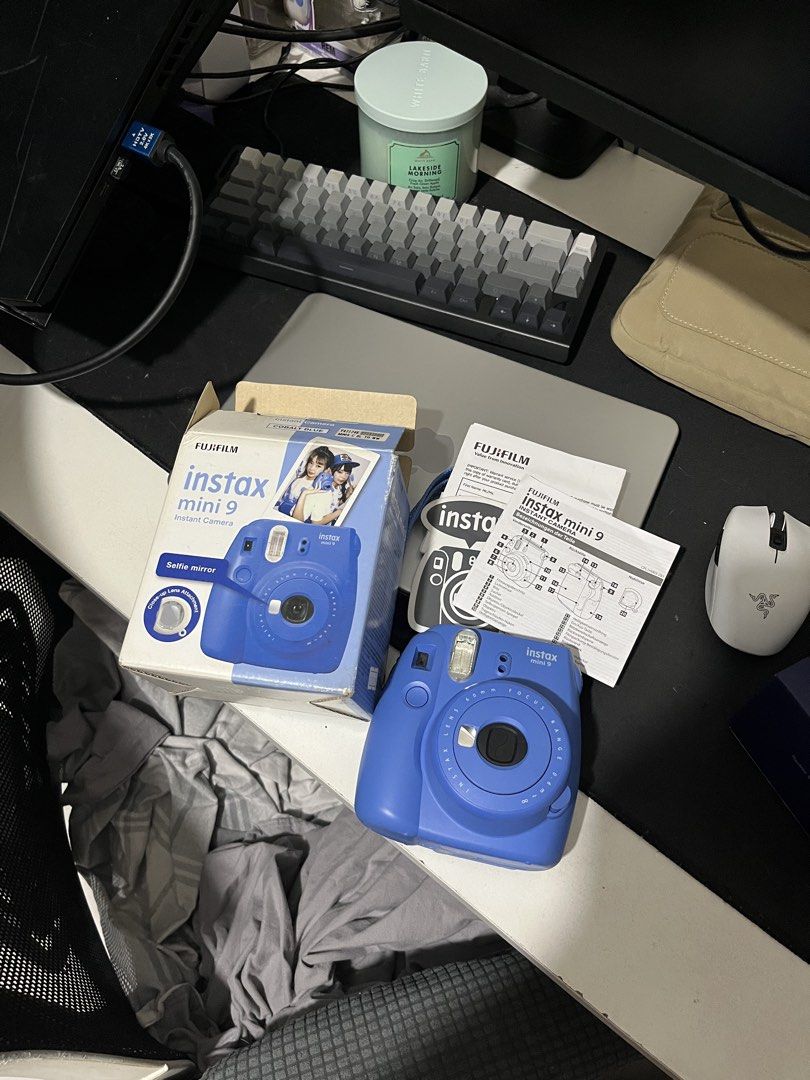 Fujifilm Instax Mini 9 Instant Camera - Blue (Category: Cameras) located in Cavite. Submitted by vantebles (Listing ID 1458635534, Image 1). Description: - Blue Fujifilm Instax Mini 9 camera - Includes original box and manual - Captures memories instantly - Easy to use, perfect for parties and events RFS: camera is broken (photos on film upon capturing appears black) but other than that, no issues battery port still working .