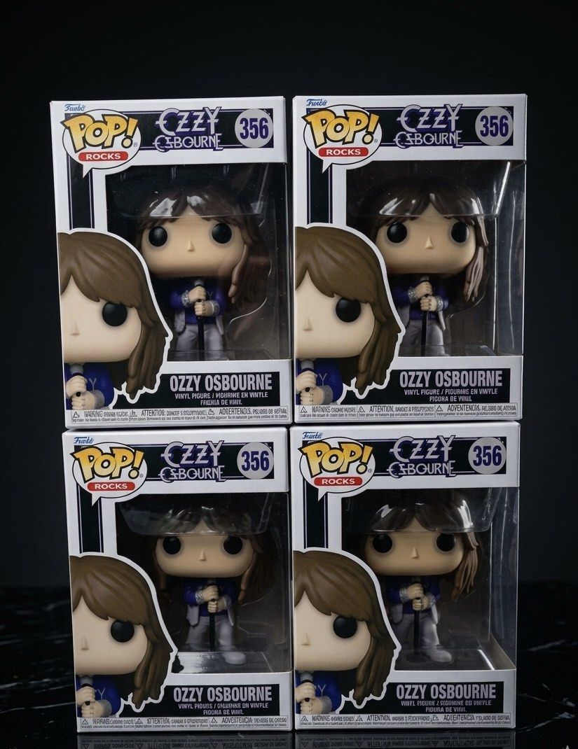 Funko Pop! Rocks ‎Ozzy Osbourne (Category: Designer & Blind Box Toys) located in Manila. Submitted by got_loots (Listing ID 1458588205, Image 1). Description: WTS❗️❗️❗️ Funko Pop! Rocks ‎Ozzy Osbourne #356 Condition: 10/10 — box looks clean, no dents or major shelf-wear (I’ll send close-ups). Quantity Available: 4 pieces. ₱500 Only Each.