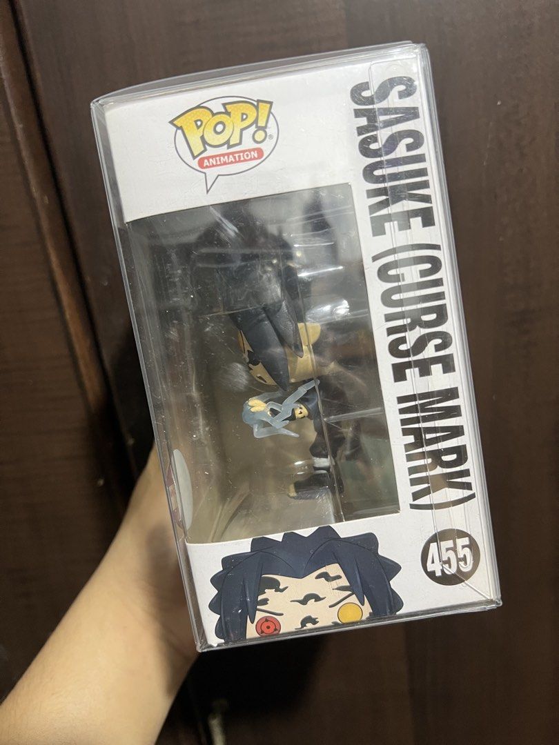 Funko Pop: Sasuke (Curse Mark) (Category: Designer & Blind Box Toys) located in Pasig City. Submitted by allukaxkillua (Listing ID 1458522919, Image 2). Description: For Sale Funko Pop: Naruto Sasuke Curse Mark (Limited Con) Price: ₱1200 Condition: 9/10 *with protector Location: Caniogan, Pasig City, Metro Manila MoD: Lalamove, Grab or any same day delivery booking app (buyer’s booking); J&T (payment first) MoP: GCash, Maribank, UnionBank, Maya *