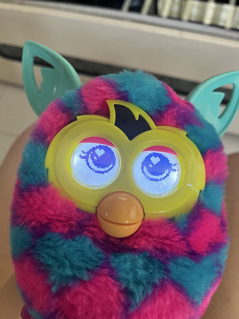 FURBY Hasbro 2013 Model Toy (Category: Interactive Toys) located in Calamba. Submitted by mrs.sipi (Listing ID 1456283631, Image 1). Description: in very good condition! but without sounds dm me for pics and vids of the toy with batteries.