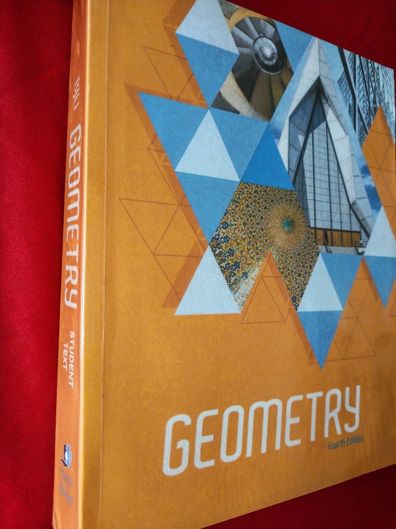 Geometry Student Text Book BJU - Fourth Edition (Category: Textbooks) located in Manila. Submitted by beyondfundraising (Listing ID 1458595996, Image 1). Description: Like new - might covered with plastic book wrapper. BJU - Bob Jones University Imported from US. Good resources for school and homeschooling. - Geometry Textbook, Fourth Edition - Student Text - Features an orange cover with geometric designs and architectural images - Ideal for mat