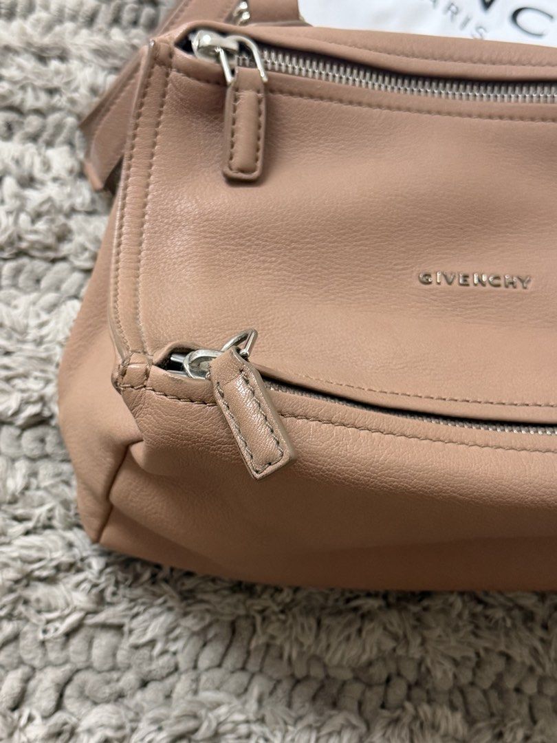 Givenchy bag (Category: Luxury Bags & Wallets) located in Quezon City. Submitted by luxury.xy (Listing ID 1458500136, Image 2). Description: 100% authentic Givenchy pandora small in goatskin With dust bag, straps, leather watch Normal signs of normal wear No tears/rips See photos for details MOP: BDO/BPI/Paypal SF c/o buyer via GRAB/LBC All sales are final!.