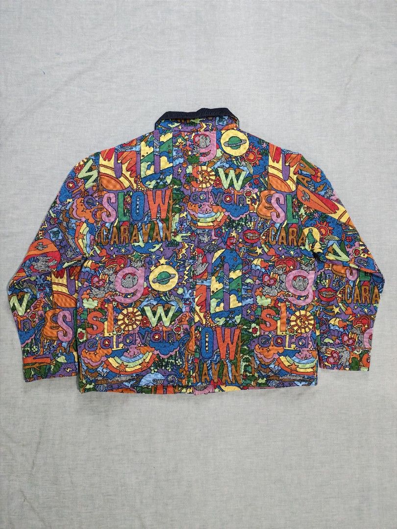 go slow caravan chore jacket unisex (Category: Coats, Jackets and Outerwear) located in Baguio. Submitted by used_clothing2600 (Listing ID 1458575585, Image 2). Description: go slow caravan chore jacket unisex excellent condition size 2 pit to pit 24 length 25.5 shoulders 20.5 sleeve length 22.5 4,800.