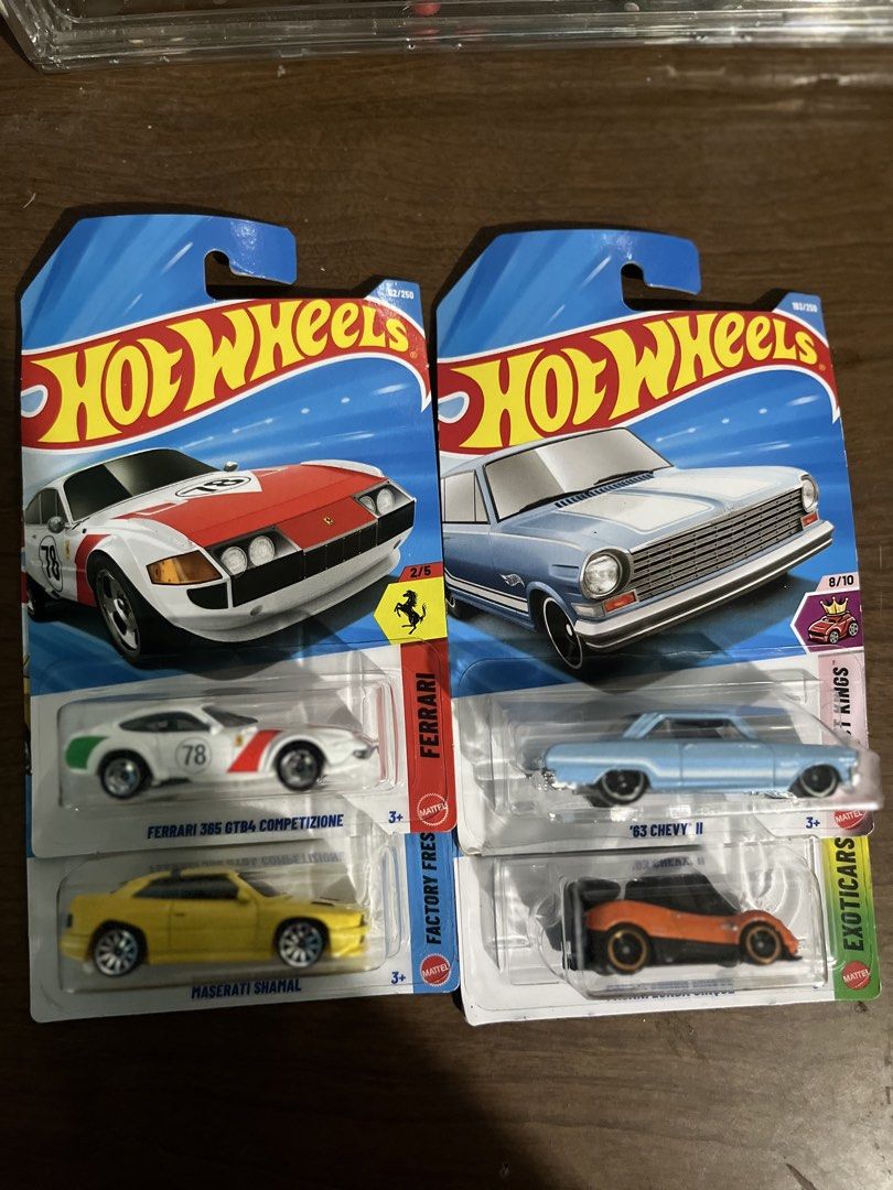 HOTWHEELS ASPACK (Category: Vehicle & Diecast Models) located in Angeles City. Submitted by minsuee (Listing ID 1458582529, Image 2). Description: Hotwheels Collectibles 4 pieces for 549 pesos .