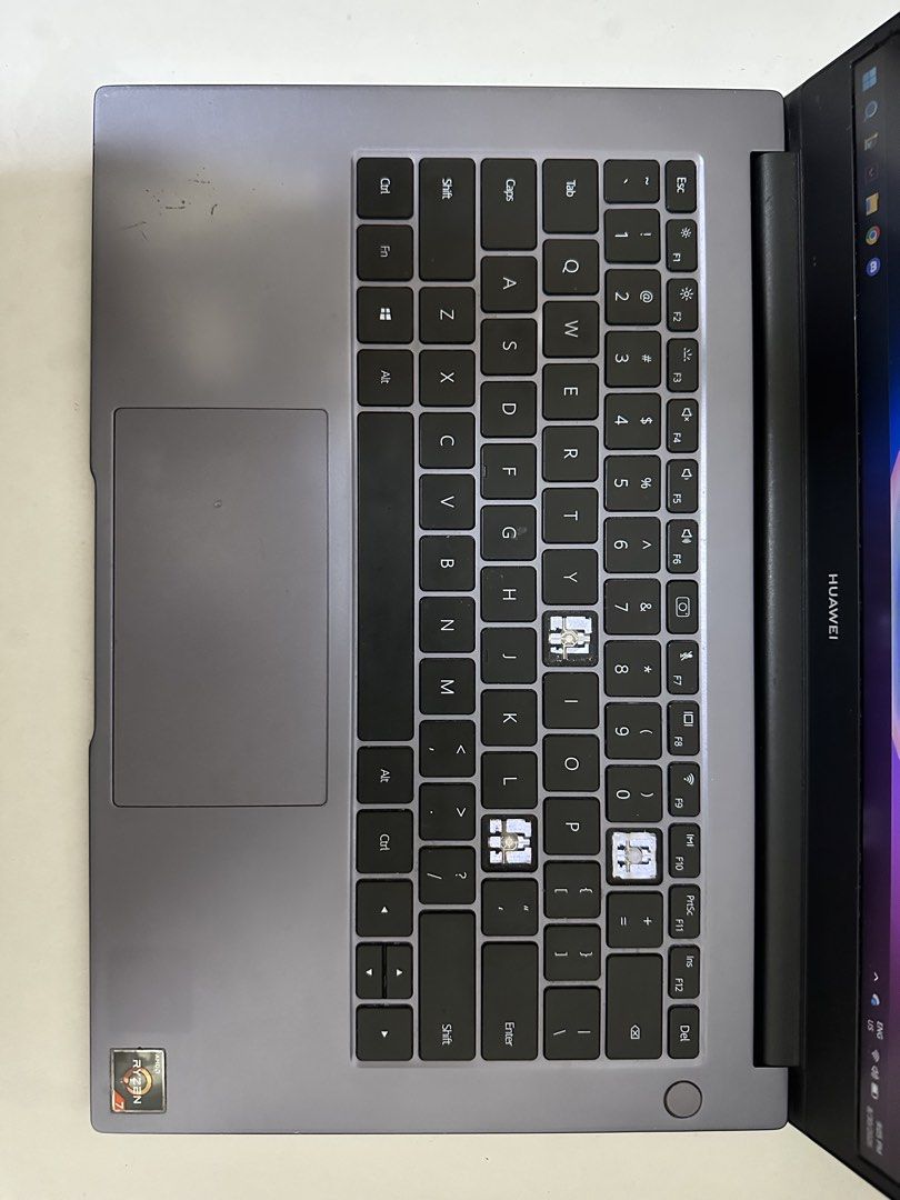 Huawei MateBook D14 Laptop AMD Ryzen 7 (Category: Laptops & Notebooks) located in Caloocan City. Submitted by haej11 (Listing ID 1458636261, Image 3). Description: Specs: - AMD Ryzen 7 3700U @ 2.30GHz - 8GB RAM - AMD Radeon Vega 10 Graphics - 512GB SSD (around 477GB usable) - Windows 11 Home - 14-inch display - Finger print working Issues / defects: - MAINLY KEYBOARD HARDWARE ONLY other than that, it works well. - Some keyboard letters/keys are n