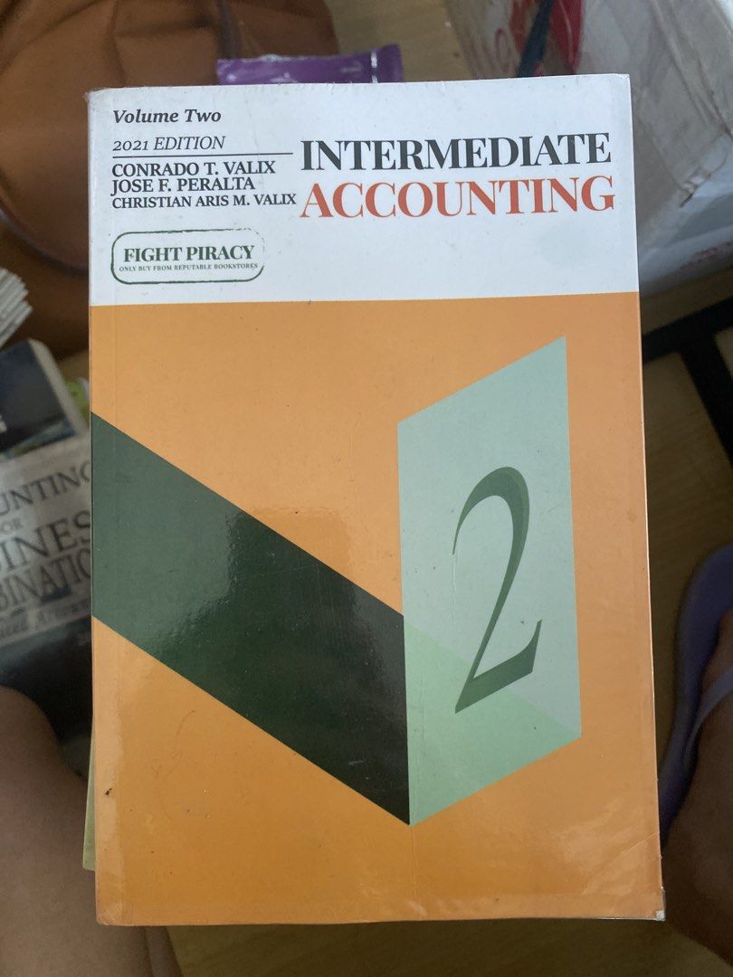 Intermediate Accounting 1,2&3 - Valix 2021 (Category: Textbooks) located in Manila. Submitted by andreajane36080 (Listing ID 1458588448, Image 2). Description: IA 1 is damaged but 2&3 are clean.