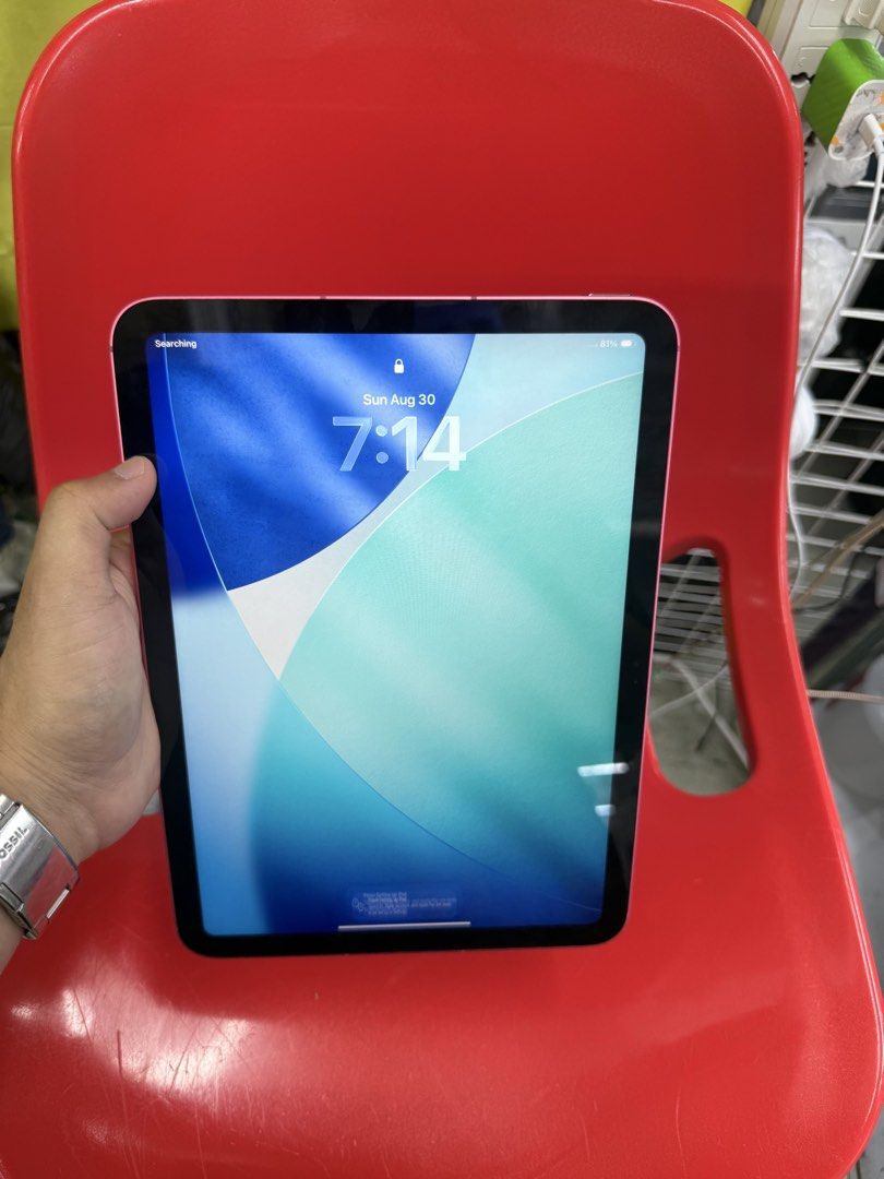iPad 10th Gen 256GB Wifi + Cellular W/box (Category: iPad) located in San Juan City. Submitted by Khalidmgdla08 (Listing ID 1458616415, Image 3). Description: FOR SALE | TRADE/SWAP Price: 26,500 On hand: iPad 10th Gen✔️ 256GB ✔️ Wifi W/ Sim ✔️ 100% Original ✔️ 99% Makinis ✔️ 99% Smooth ✔️ NOT REFURB ✔️ NO HIDDEN ISSUES ✔️ NEVER BEEN REPAIRED ✔️ TEST TO SAWA✔️ FREE 3-UTOOLS ✔️ ANY MODEL OF IPHONE AND SAMSUNG ARE AVAILABLE! ✨ We accept: 🔹Cash 🔹Gc