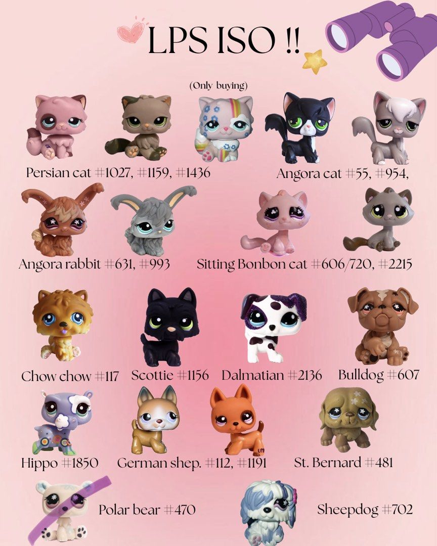 ISO LF Littlest Pet Shop LPS (Category: Figurines & Statues) located in Cavite. Submitted by ayaaaaa_ (Listing ID 1458415364, Image 2). Description: -lmk if you have any of these up for sale! 🧎‍♀️ -also lf accessories and houses! .