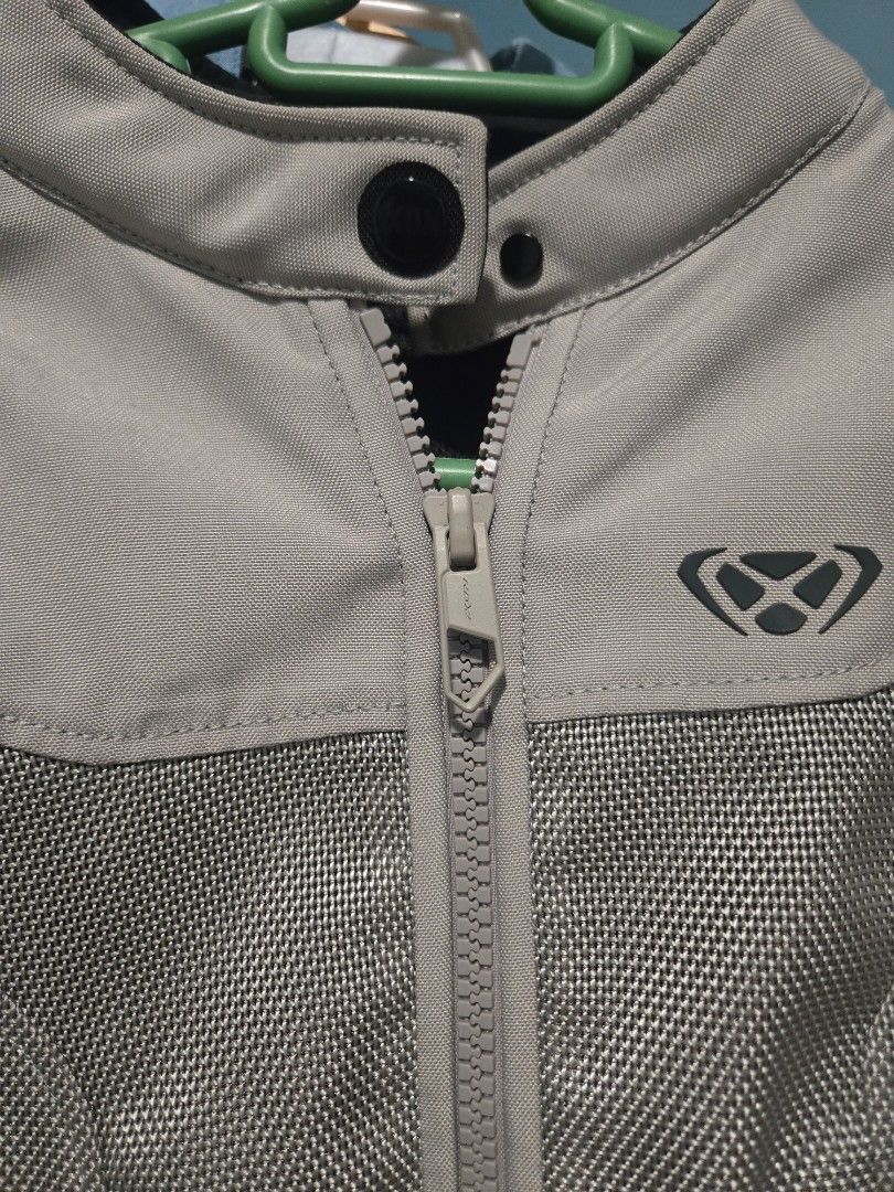 Ixon Fresh A Lady Motorcycle Jacket Greige (Category: Other Motorcycles Parts and Accessories) located in Balanga. Submitted by vanessacsebastian (Listing ID 1458575226, Image 1). Description: Used only once Ixon Fresh A Lady Motorcycle Jacket Color: Greige Size: Medium This model is explicitly designed as an ultra-ventilated, lightweight summer riding jacket featuring expansive hard mesh panels on the chest, sleeves, and back to maximize airflow