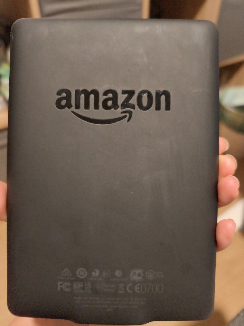 Kindle E-reader (Category: E-Readers) located in Singapore. Submitted by iriswong0702 (Listing ID 1458659604, Image 2). Description: - Kindle Paperwhite (6th Generation) e-reader - Wi-Fi enabled - 4GB internal storage - Crisp, paper-like display for comfortable reading - Ideal for book lovers on the go - Meetup at Marsiling MRT or NSL ( to discuss) I have 2 same model kindle Purchased 2nd one to replace first one, but accidentally bought the EXAC