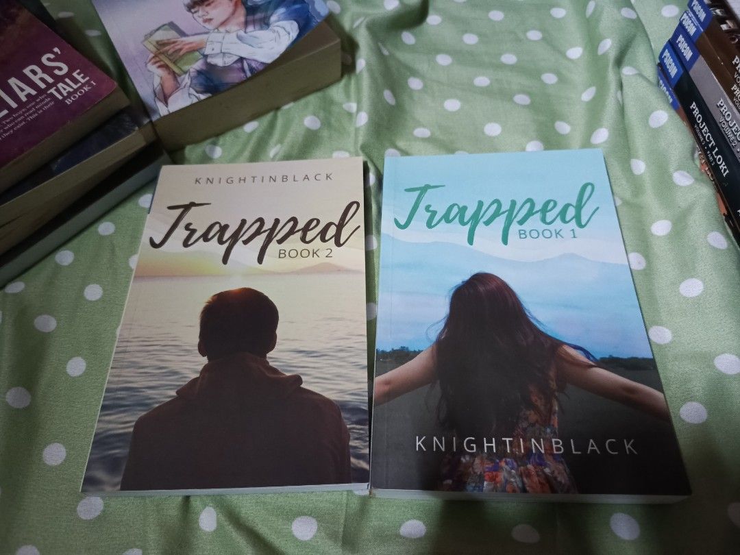 KnightInBlack Trapped Book 1 & 2, Chasing Hell, Hell University Books (Category: Storybooks) located in Manila. Submitted by gentleforest.be0218 (Listing ID 1458638155, Image 1). Description: KnightInBlack book bundle! Includes Trapped 1 (signed copy )& 2 ( in very good condition) never really read or use this physical copy. FREE: Chasing Hell 1, Hell University 1 & 2. in very used condition..