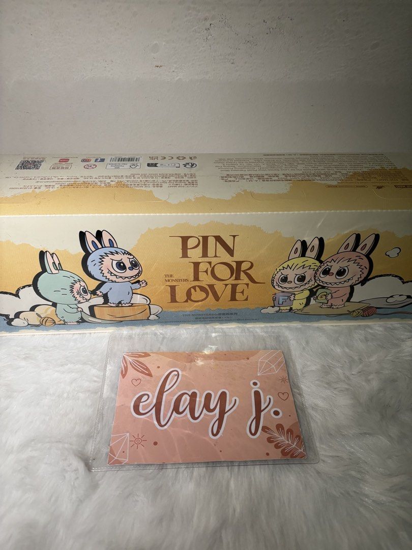 LABUBU PIN FOR LOVE 2 WHOLE SET (Category: Designer & Blind Box Toys) located in Mandaluyong City. Submitted by elayj (Listing ID 1458649655, Image 1). Description: .