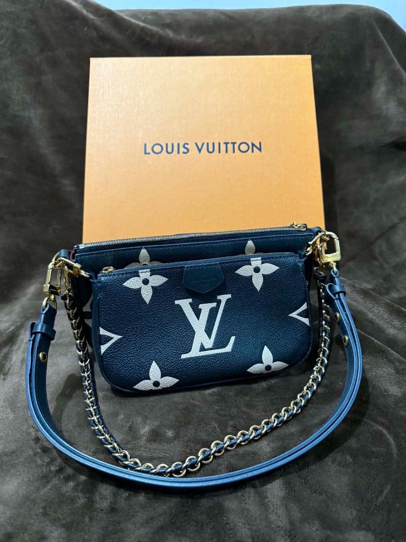 Louis Vuitton Multi Pochette Accessoires Bag (Category: Luxury Bags & Wallets) located in Cainta. Submitted by reycee.18 (Listing ID 1458653876, Image 2). Description: Authentic Louis Vuitton Multi Pochette Material : Monogram Empreinte Leather Color: Black/ Cream ( Bicolor) Hardware: Gold-tone Made in: France Date Code: RFID (Microchip) Condition: Excellent Pre-owned (Like new) Inclusion: Complete set Original price: Php 166,000 Selling price: 1