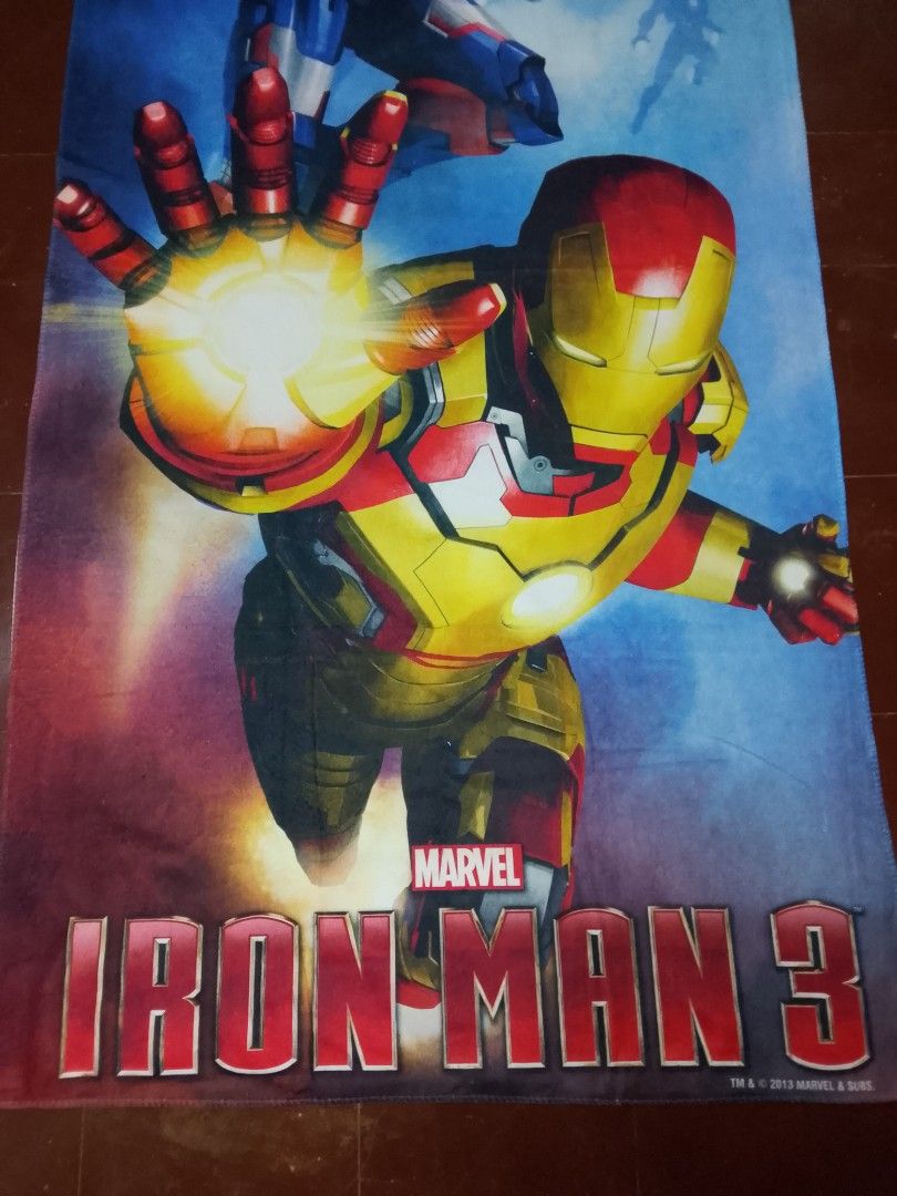 MARVEL IRON MAN BEACH TOWEL (Category: Bedding & Towels) located in Naga. Submitted by choythrift (Listing ID 1458667160, Image 2). Description: MARVEL IRON MAN BEACH TOWEL CONDITION: 10/10 PLUS SF J AND T/FLASH EXPRESS LOCATION: NAGA CITY, BICOL DM💌.