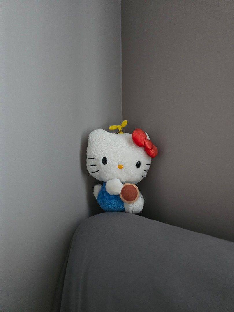 (RUSH!) Take Both! Sanrio McDonald's Hello Kitty Plush Toy Set (Category: Plushies & Soft Toys) located in Manila. Submitted by mikust0re (Listing ID 1458541677, Image 3). Description: - Set of 2 McDonald's plush toys - One blue fish character with Kitty's face - One white Kitty character dressed in blue - Both plush toys have keychains attached - Ideal for collectors or as a cute accessory.