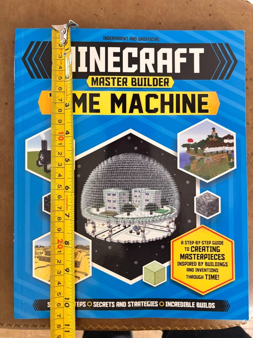 Minecraft Master Builder Time Machine Book (Category: Storybooks) located in Makati City. Submitted by jed.castillo (Listing ID 1458549677, Image 3). Description: Travel through history and construct jaw-dropping real-world wonders in Minecraft! If you or your kids love gaming and history, this book is the ultimate blueprint to building 15 epic structures spanning ancient times to the far future!Learn exactly how to recreate historic masterpieces