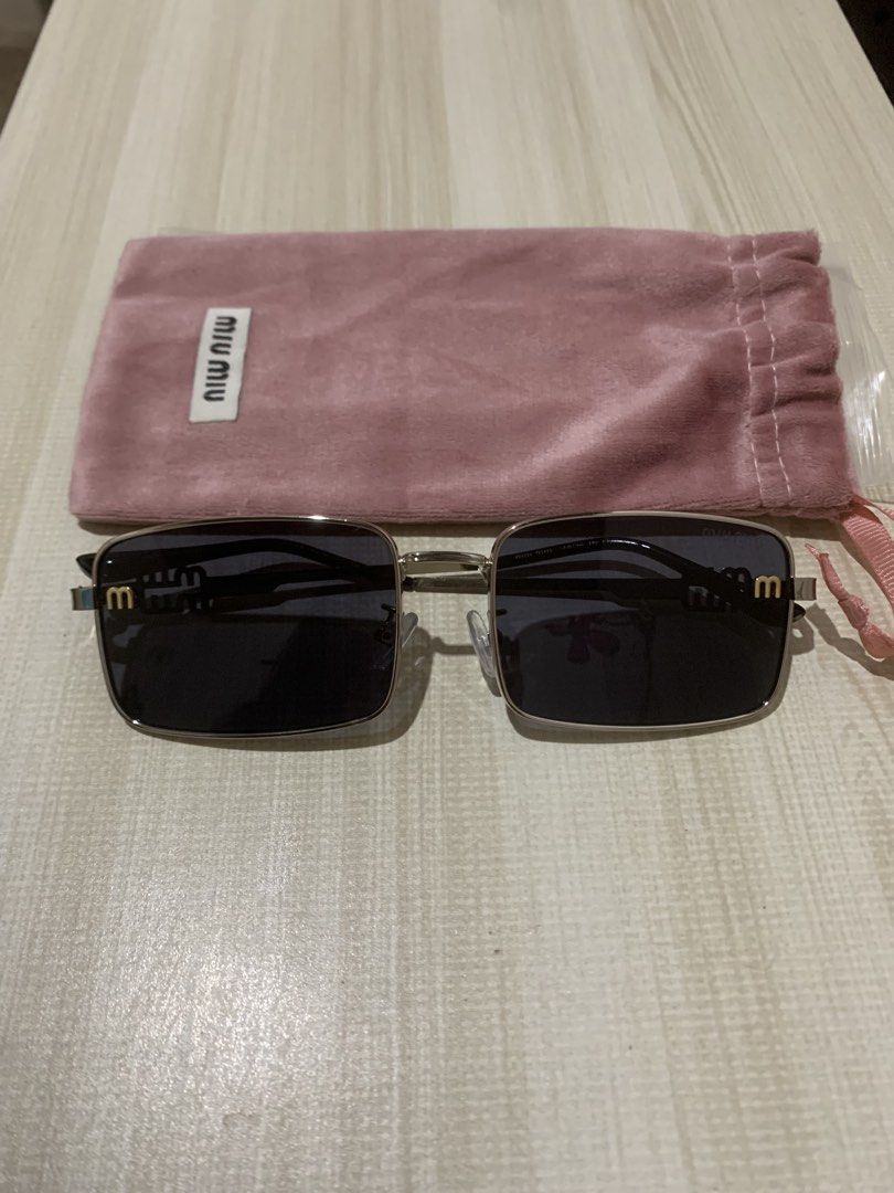 Miu Miu Inspired Rimless Rectangular Sunglasses (Y2K Aesthetic) (Category: Sunglasses & Eyewear) located in Tuguegarao City. Submitted by meowyprecy (Listing ID 1458582250, Image 1). Description: Items are available unless stated otherwise. No “more pics” or “when worn” pics unless posted. I won’t entertain messages asking about these things. [CLEARANCE SALE - Aesthetic Y2K Sunglasses] Selling these trendy Miu Miu inspired rectangular sunglasses 