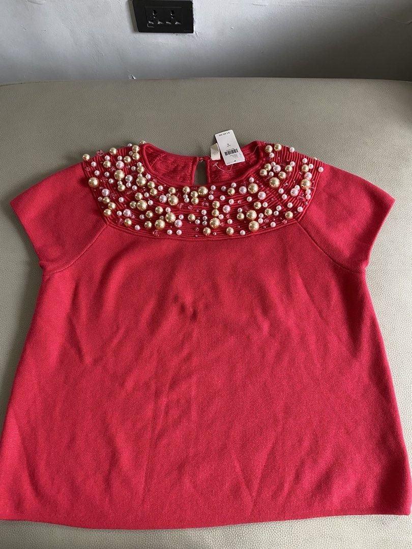 MOTH Beaded Top (Category: Blouses) located in Santa Rosa. Submitted by hoardqueensdeclutter (Listing ID 1458522753, Image 2). Description: Unused. With price tag of 148 usd. Knitted fabric. Very nice.
