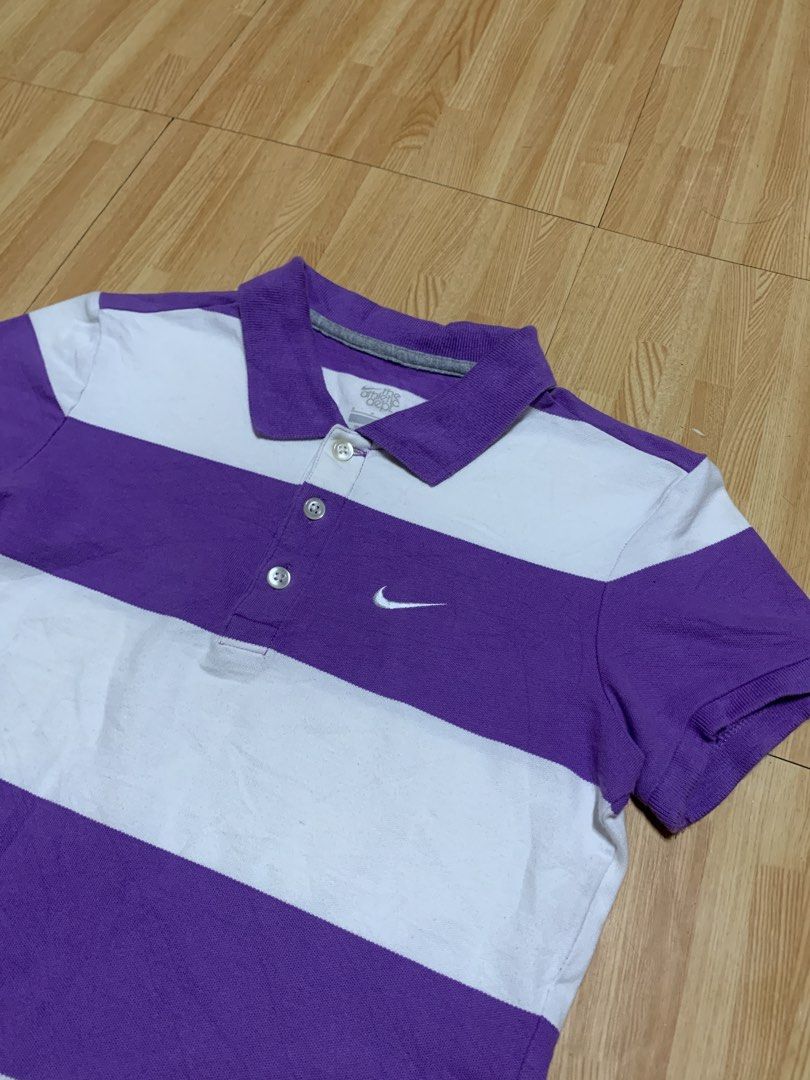 NIKE ATHLETIC DEPT STRIPED POLO SHIRT (Category: Shirts) located in Rizal. Submitted by uniii_011 (Listing ID 1458627146, Image 3). Description: S ON TAG.