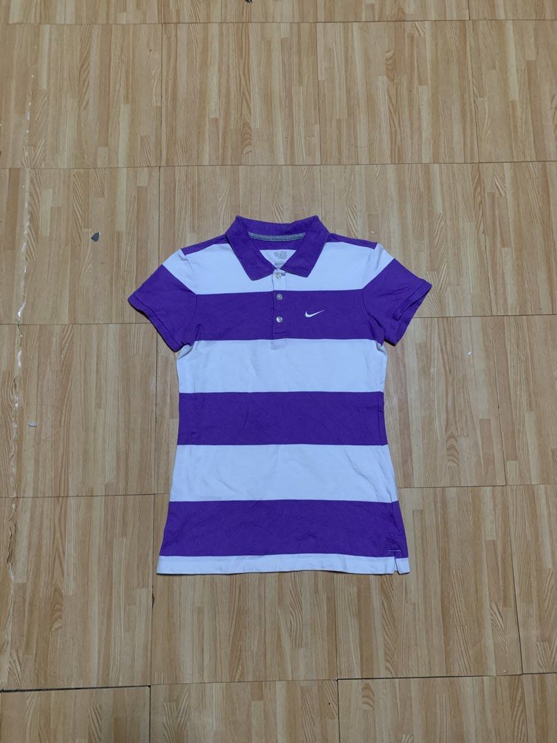 NIKE ATHLETIC DEPT STRIPED POLO SHIRT (Category: Shirts) located in Rizal. Submitted by uniii_011 (Listing ID 1458627146, Image 1). Description: S ON TAG.