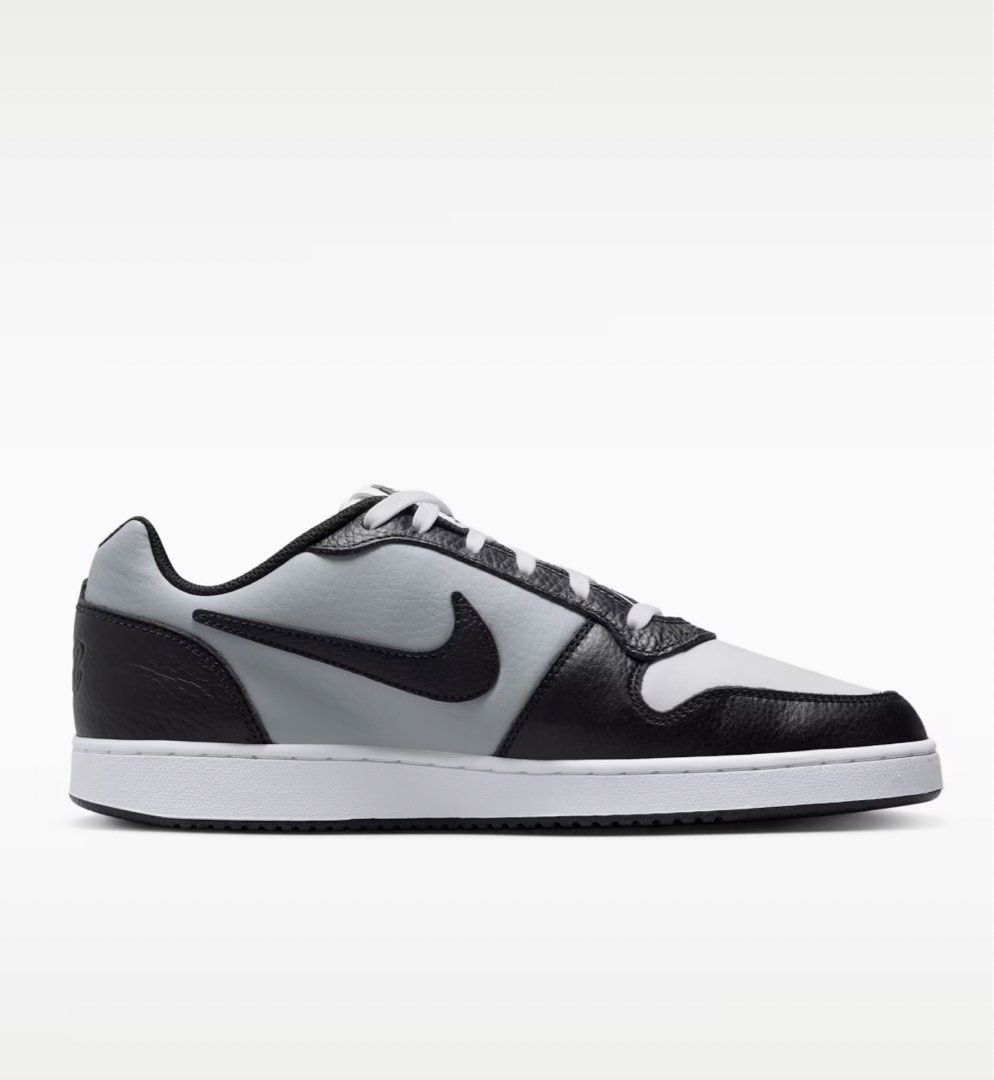 Nike Ebernon Low Premium (Category: Sneakers) located in Baguio. Submitted by chebaguio06 (Listing ID 1458503732, Image 2). Description: ✅Nike Ebernon Low Premium ✅White / Wolf Grey / Black ✅US 8 / UK7 / EUR 41 / 26 CM ✅Men’s low-cut Leather lifestyle / Retro basketball- style sneakers.