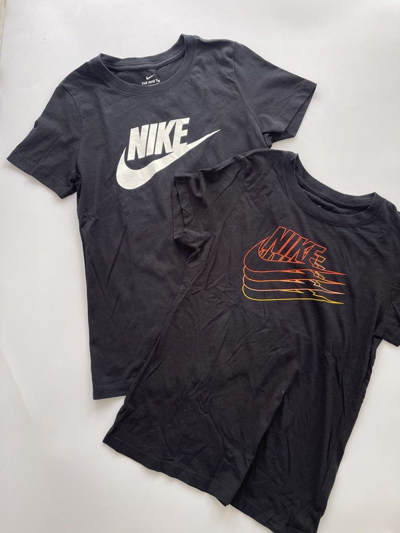 Nike Sports Cotton Tshirt (Category: Shirts) located in Bacolod City. Submitted by euniceclothing_coph (Listing ID 1458670899, Image 1). Description: Take all White Logo - Small Rainbow Logo - XS Once/twice used No flaws Like new.