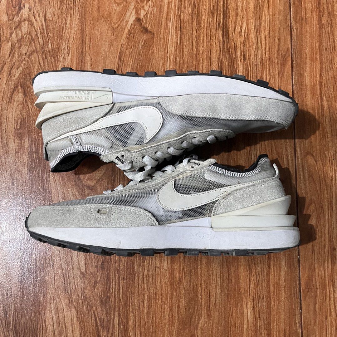 Nike Waffle One (Category: Sneakers) located in Taguig. Submitted by townymanalaysay (Listing ID 1458546660, Image 2). Description: For sale only Nike Waffle One sneakers - 1k only - Size 9 US - Used no box Issue: Sole sep can be seen photos DM for more details.