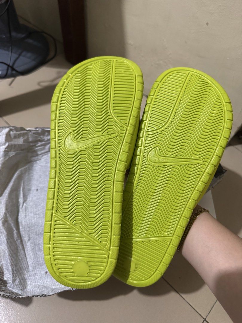 Nike X Stussy Benassi slides (Category: Slippers & Slides) located in Marikina City. Submitted by deianahfelipe (Listing ID 1458554802, Image 2). Description: Never been used nakatambak lang .
