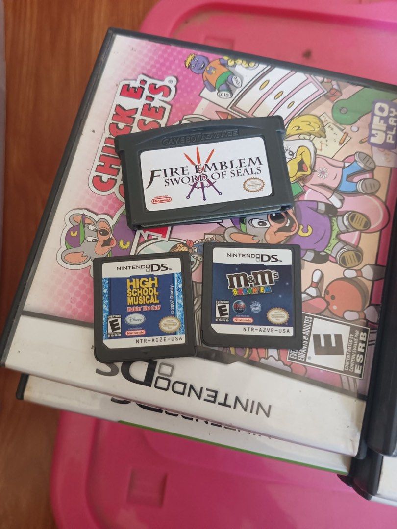 Nintendo DS games (Category: Nintendo) located in Iloilo. Submitted by prydain4156 (Listing ID 1458634961, Image 2). Description: Selling my collection of Nintendo DS games for 300ea (with discount if 4 or more are taken!) 200ea for cartridges without box 150 for Fire Emblem (gameboy) Iloilo area, shipping only! List of items taken: Spiderman: Web of Shadows Gardening Mama Crafting Mama Cooking Mama Hello Kitty Eco-Creatures Diddy Kong Racing Pok
