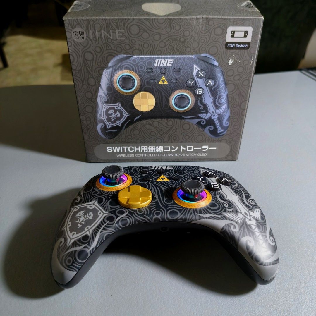 IINE Zelda Nintendo Switch Wireless Controller (Category: Controllers) located in Quezon City. Submitted by le1ouch (Listing ID 1458600637, Image 2). Description: INNE Zelda Nintendo Switch Wireless Controller Bought for 2k sa GameXtreme selling for 1,299 only no issue unli test upon meet up for your peace of mind ✅ Great for wireless gameplay ✅ Controller and Box included ✅ Anti drift joycons and super responsive Loc: Qc Meetup: Sm north, Trinom