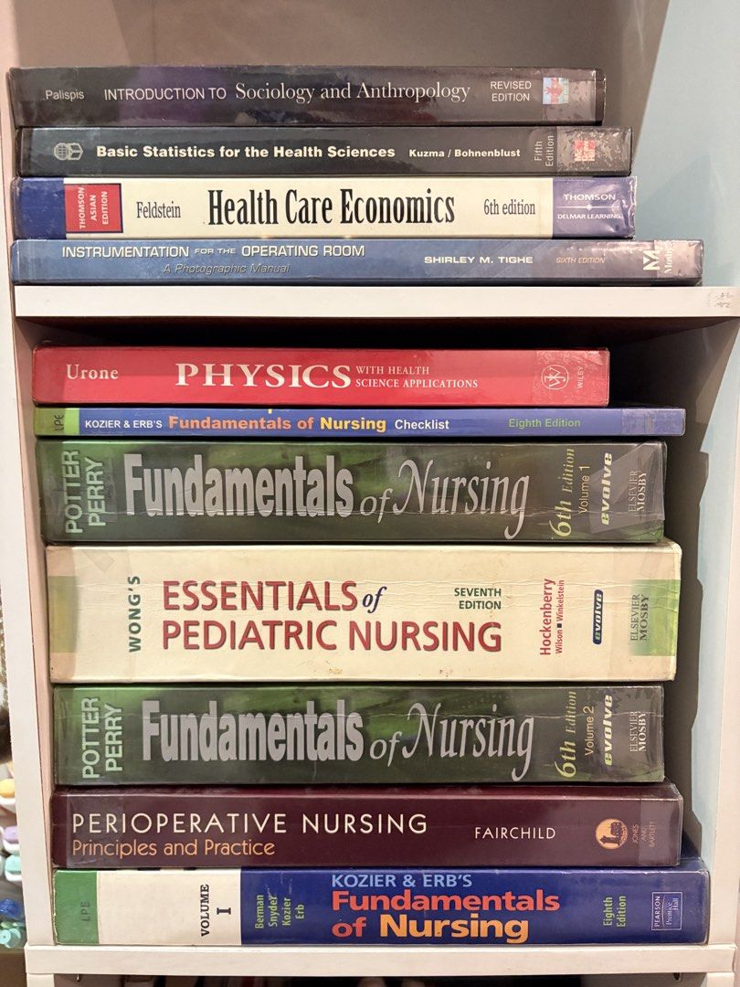 NURSING BOOKS (Category: Textbooks) located in Las Pinas. Submitted by sanders00927 (Listing ID 1458640368, Image 1). Description: 📚 NURSING BOOKS FOR SALE 📚 Book condition: • Lightly used and in good condition • No highlights or markings • With plastic cover • Some books have creases/folds along the edges of the covers (as shown in the pictures) • Prices are negotiable Available books: 1. Introduction to Sociology and Anthropology — Revised Ed