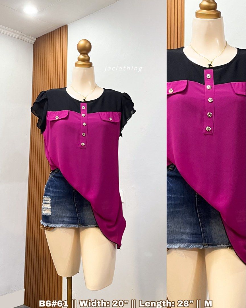 Office Blouse • Violet (Category: Blouses) located in Cavite. Submitted by cnchnll (Listing ID 1458514912, Image 1). Description: .